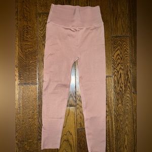 Tan, sculpture knit, Fabletics leggings